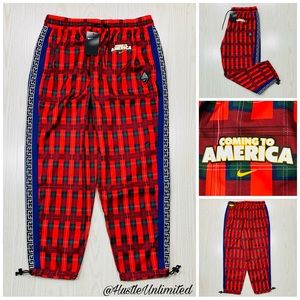 Nike Giannis Antetokounmpo ‘Coming To America’ Plaid Warm Up Track Pants 2XL